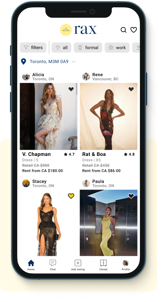Browse closets